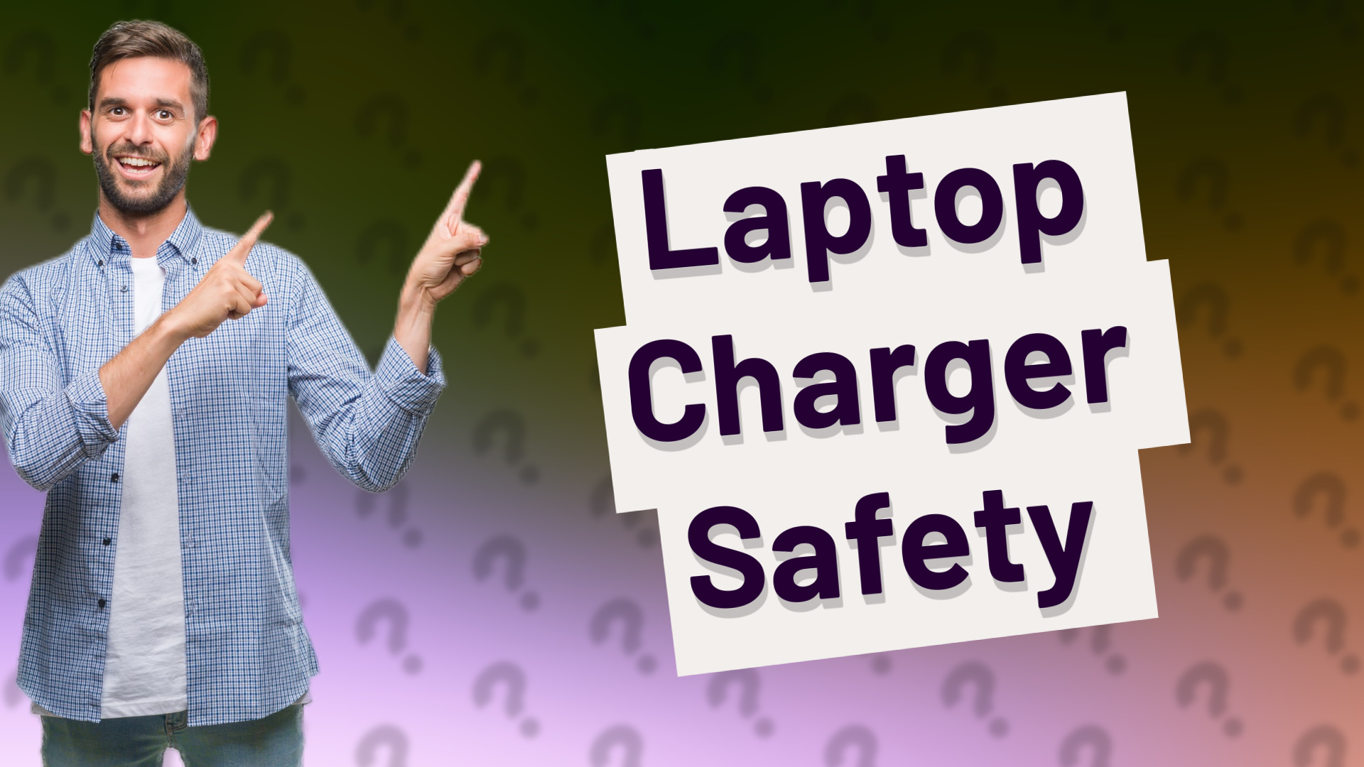 Laptop Charger Safety