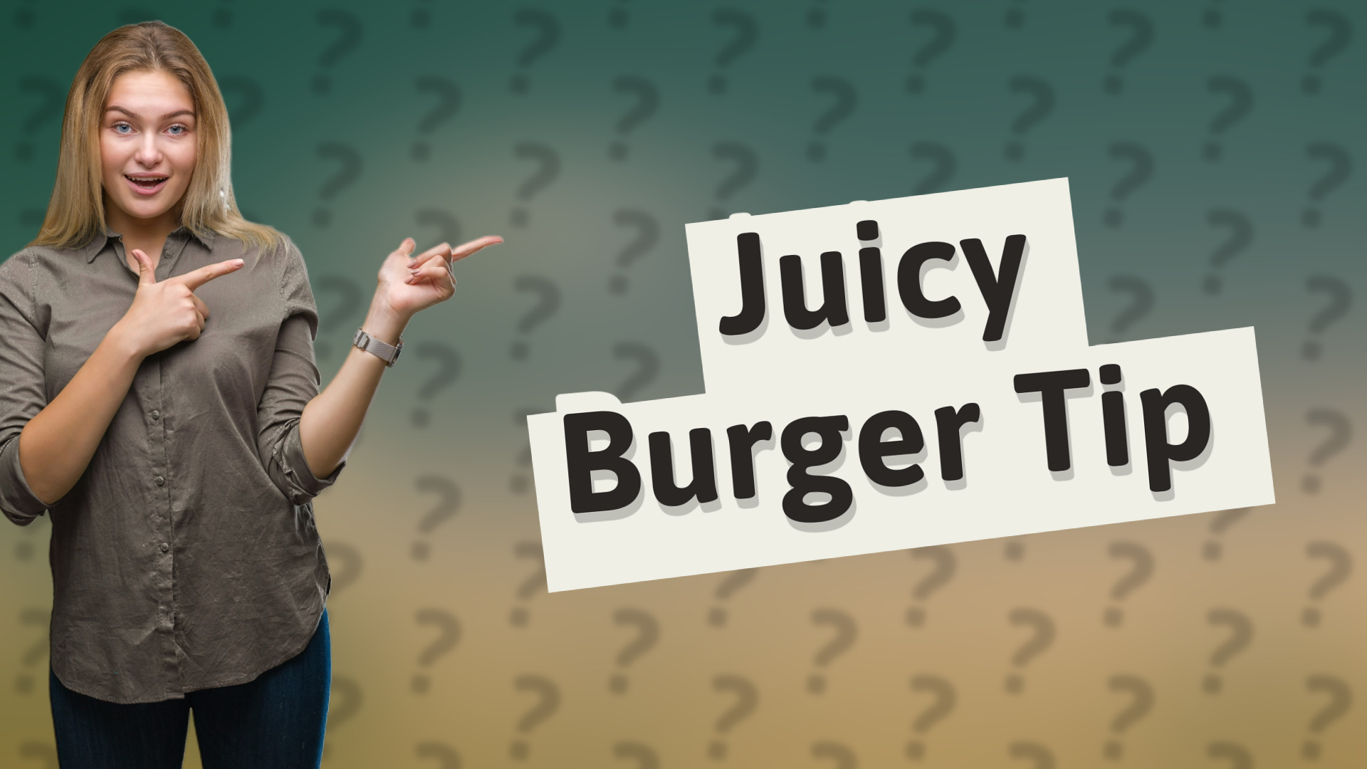 Juicy Burger Tip