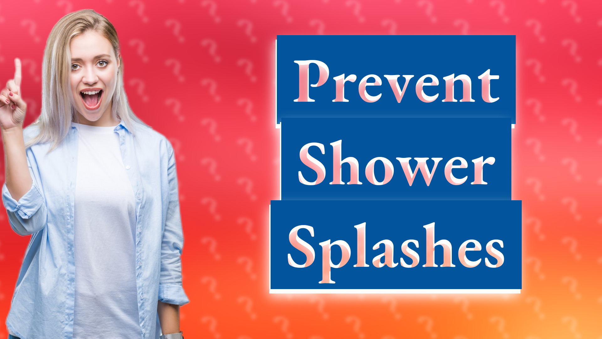 Prevent Shower Splashes