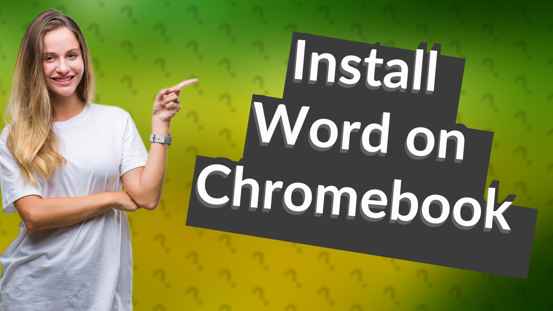 Install Word on Chromebook
