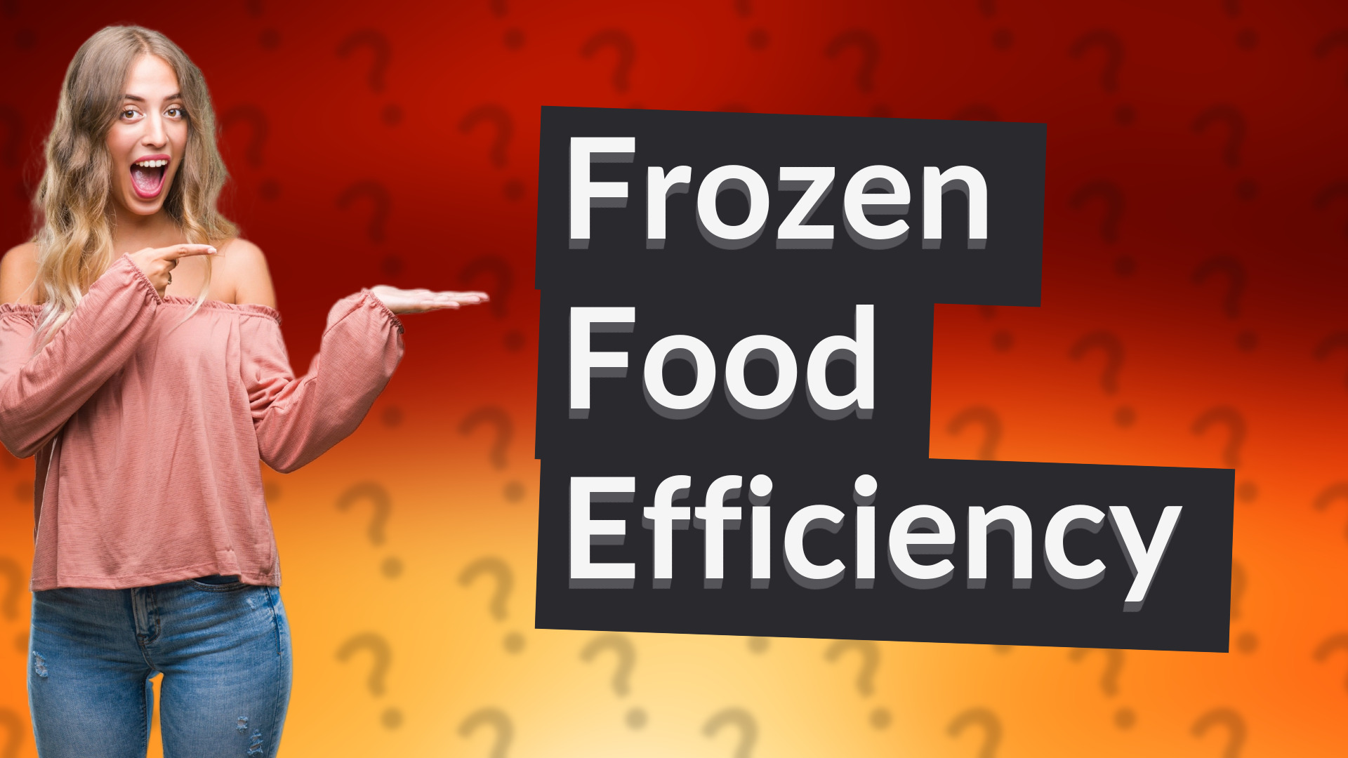 Frozen Food Efficiency