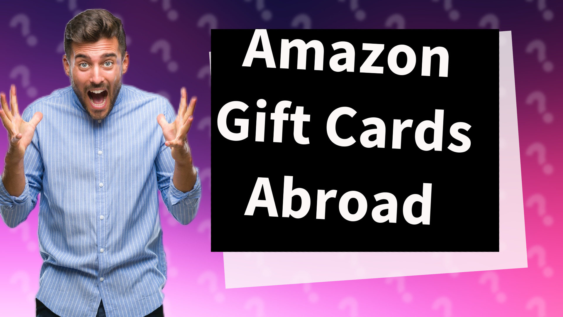 Amazon Gift Cards Abroad