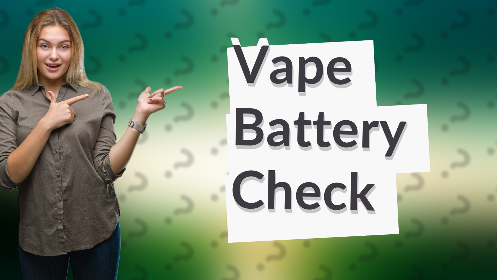 Vape Battery Check