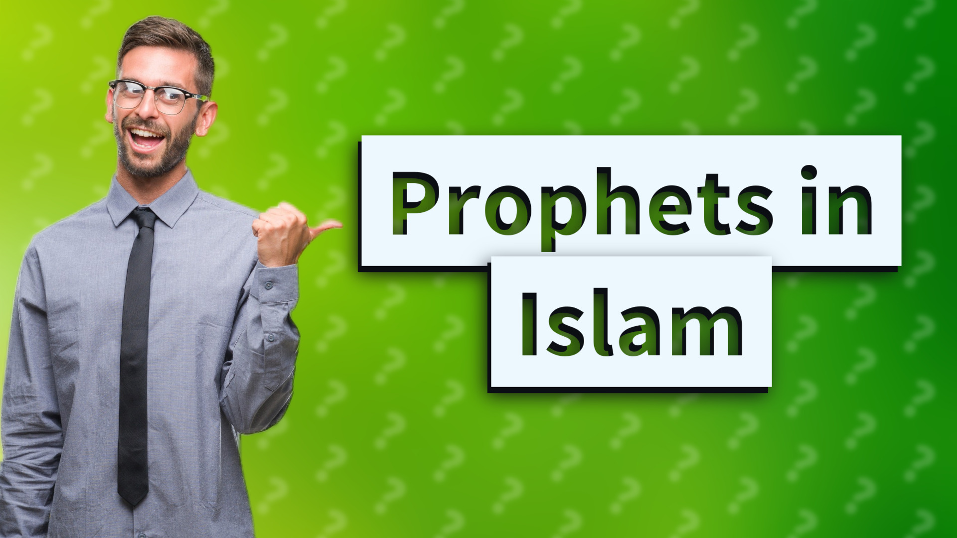 Prophets in Islam