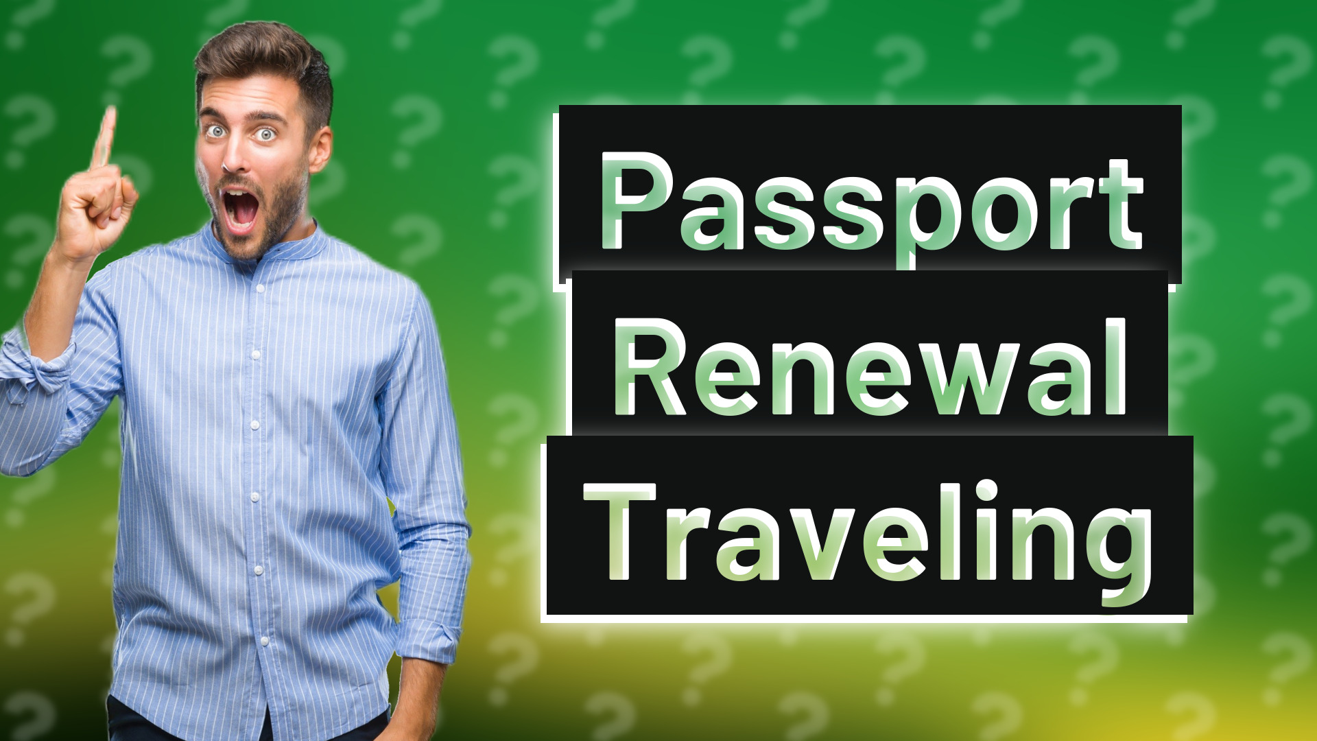 Passport Renewal Traveling