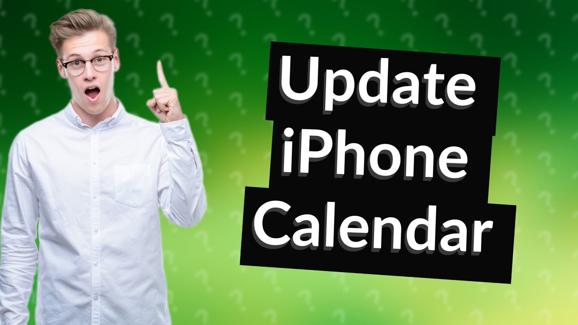 Update iPhone Calendar