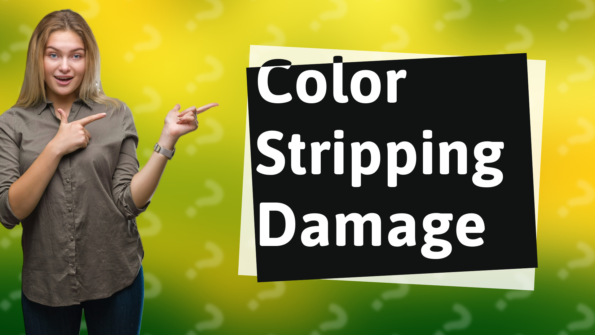 Color Stripping Damage
