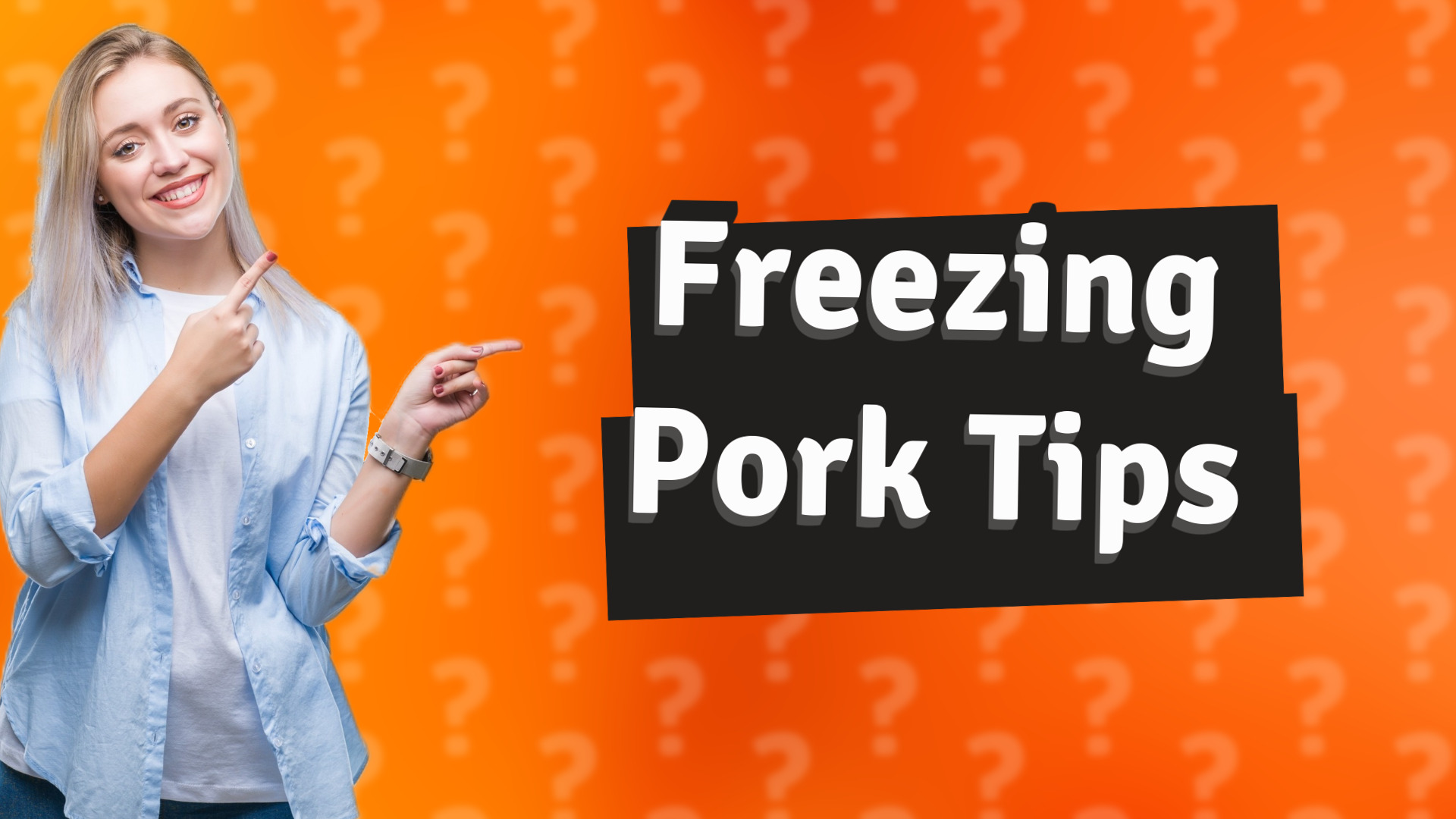 Freezing Pork Tips