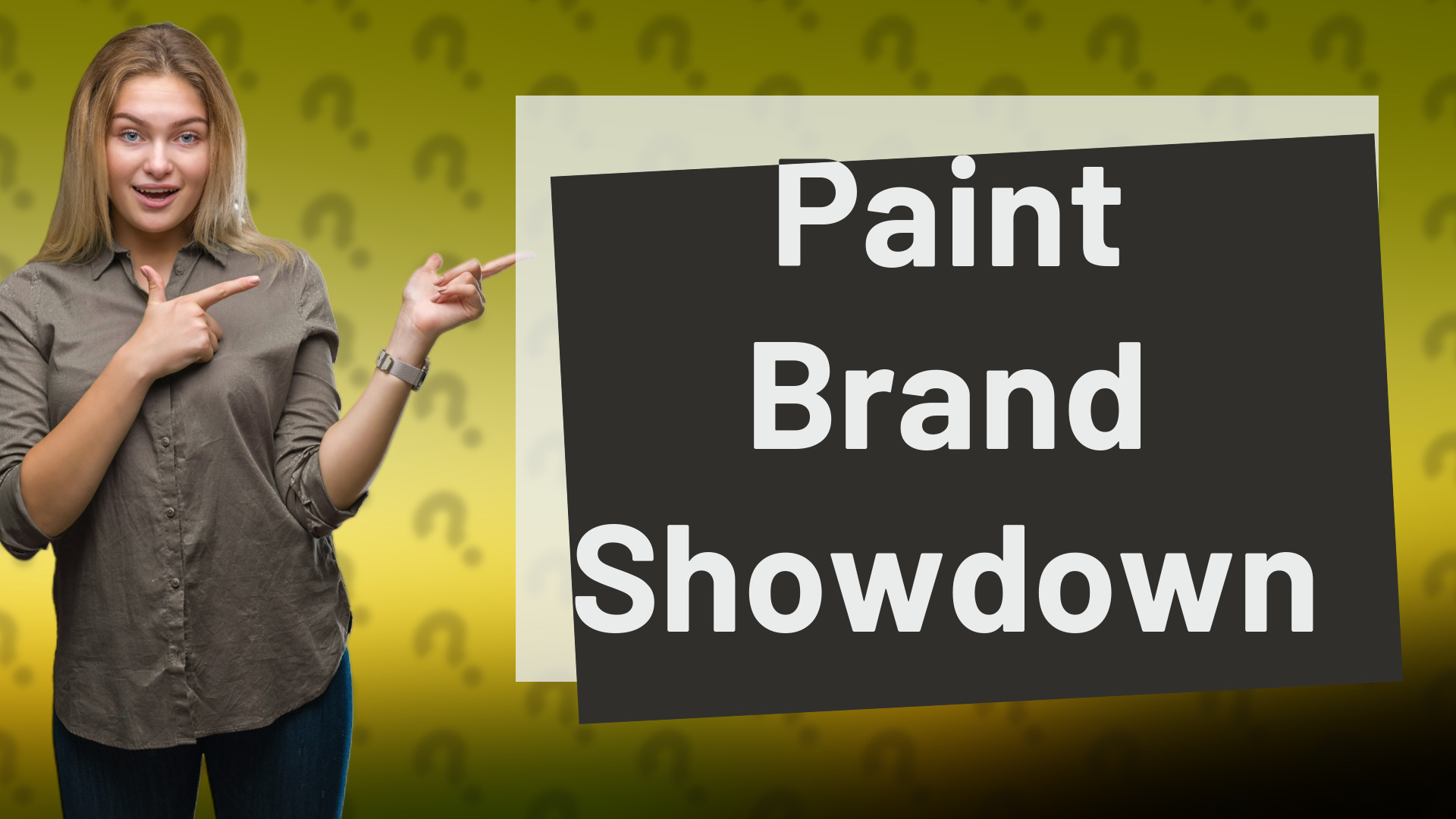 Paint Brand Showdown