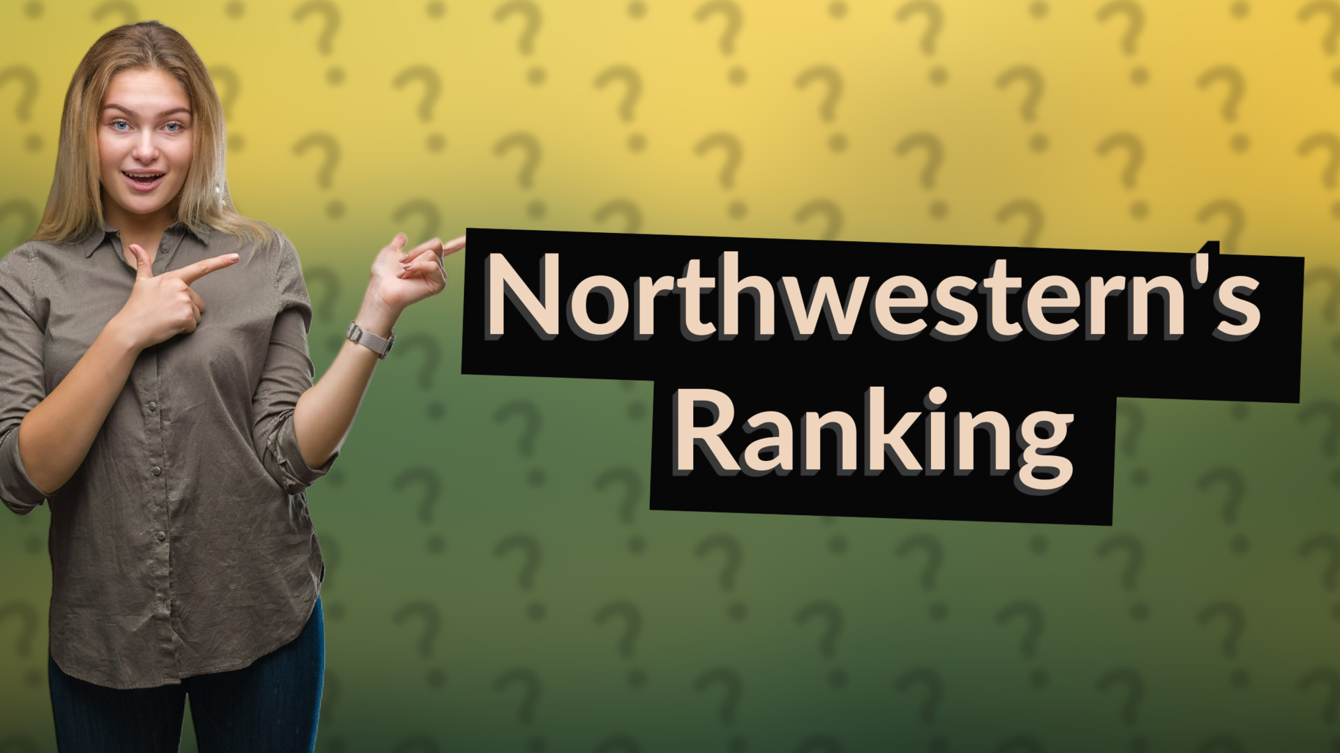 Northwestern's Ranking