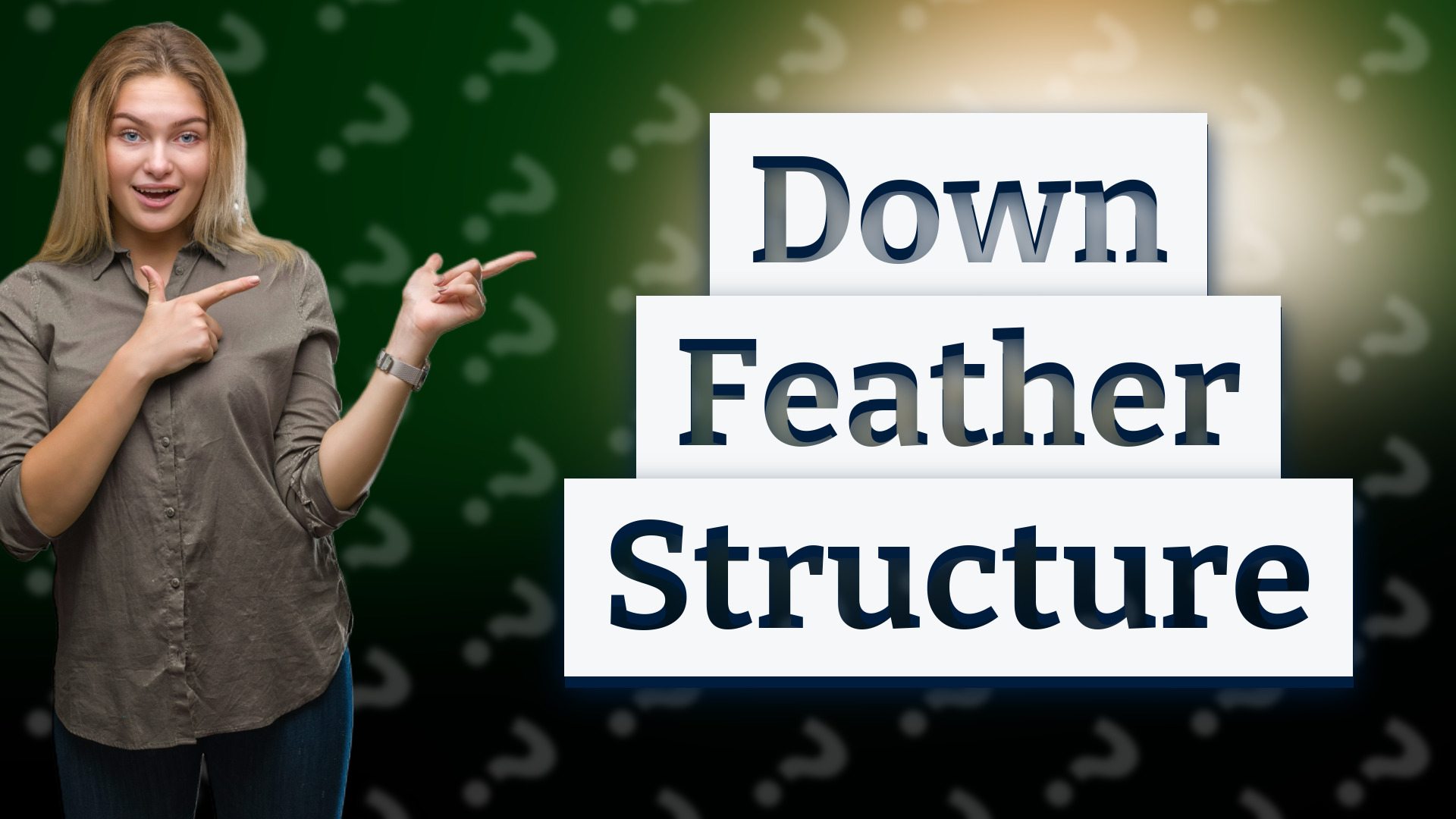 Down Feather Structure