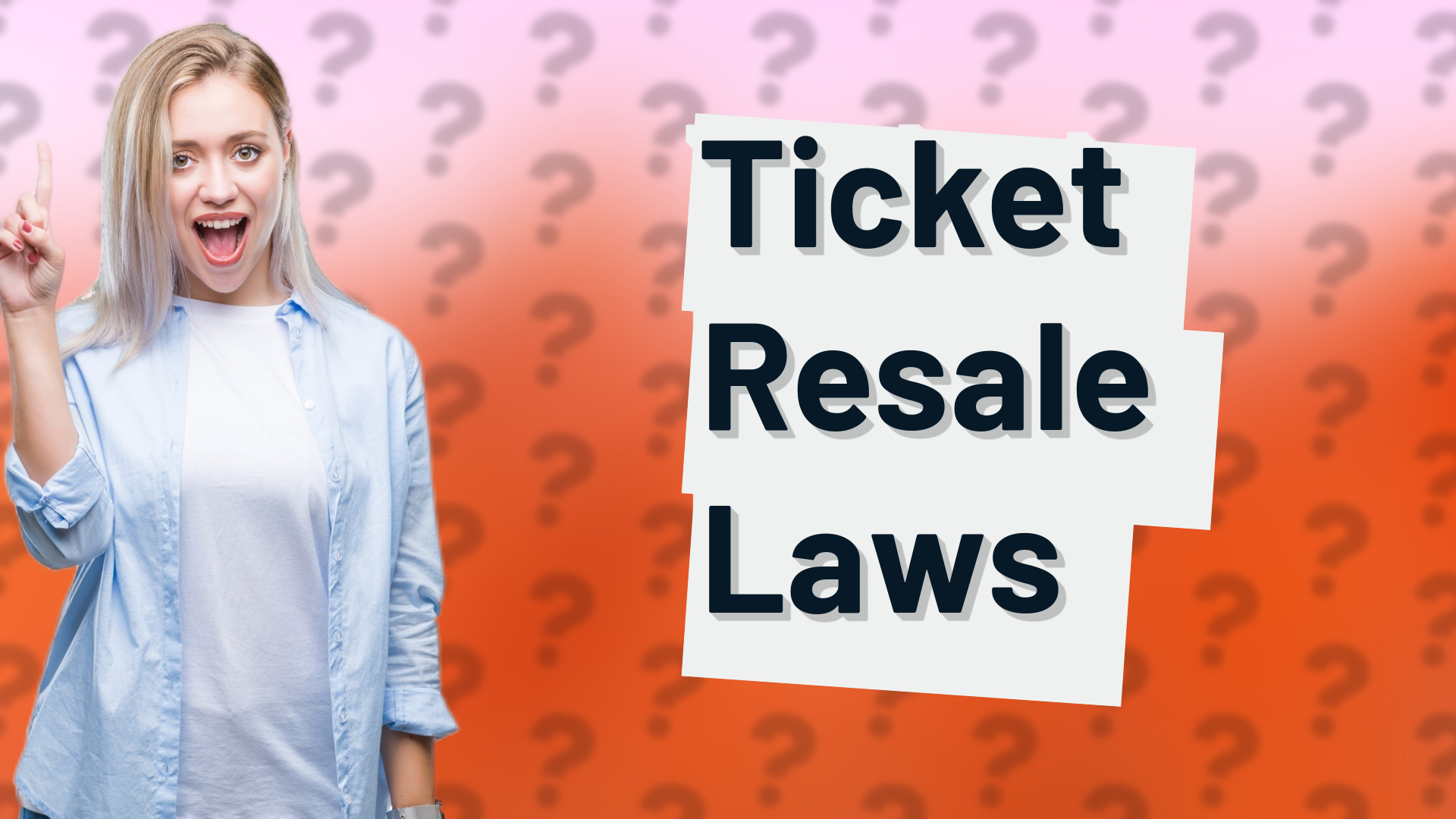 Ticket Resale Laws