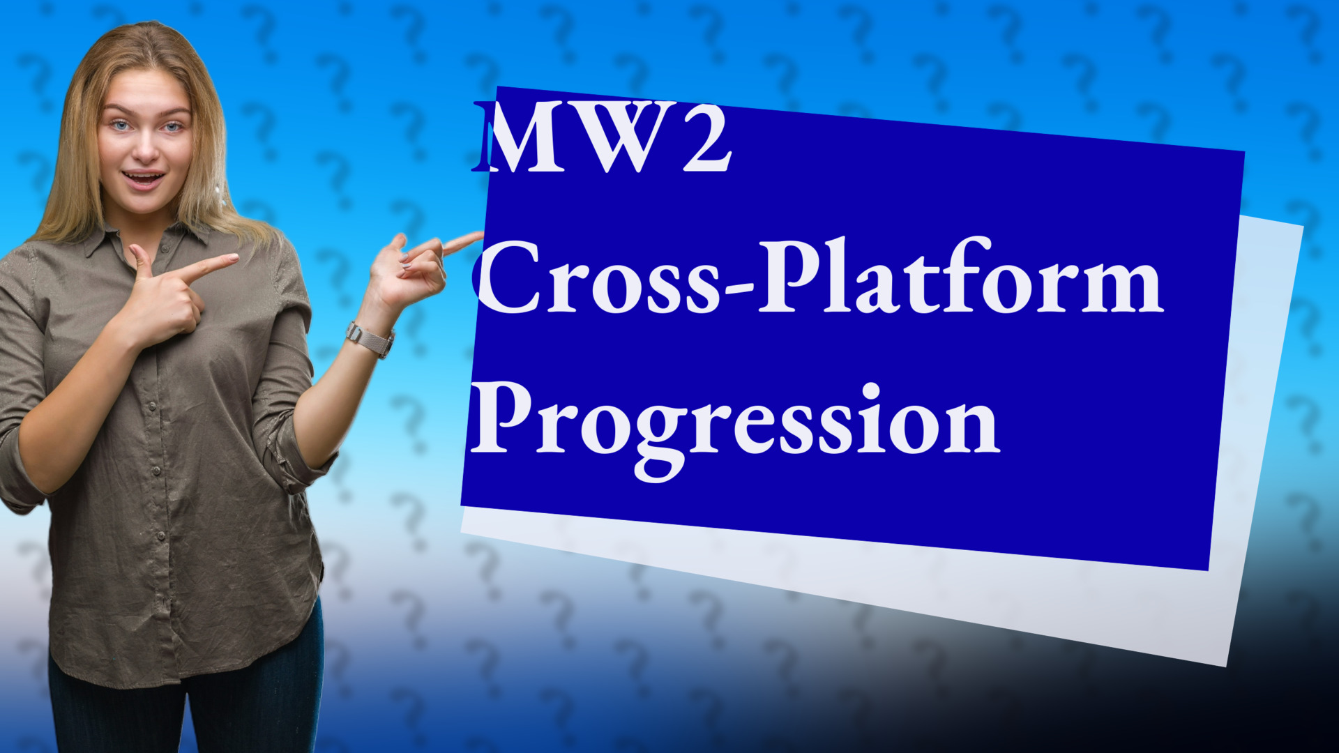MW2 Cross-Platform Progression