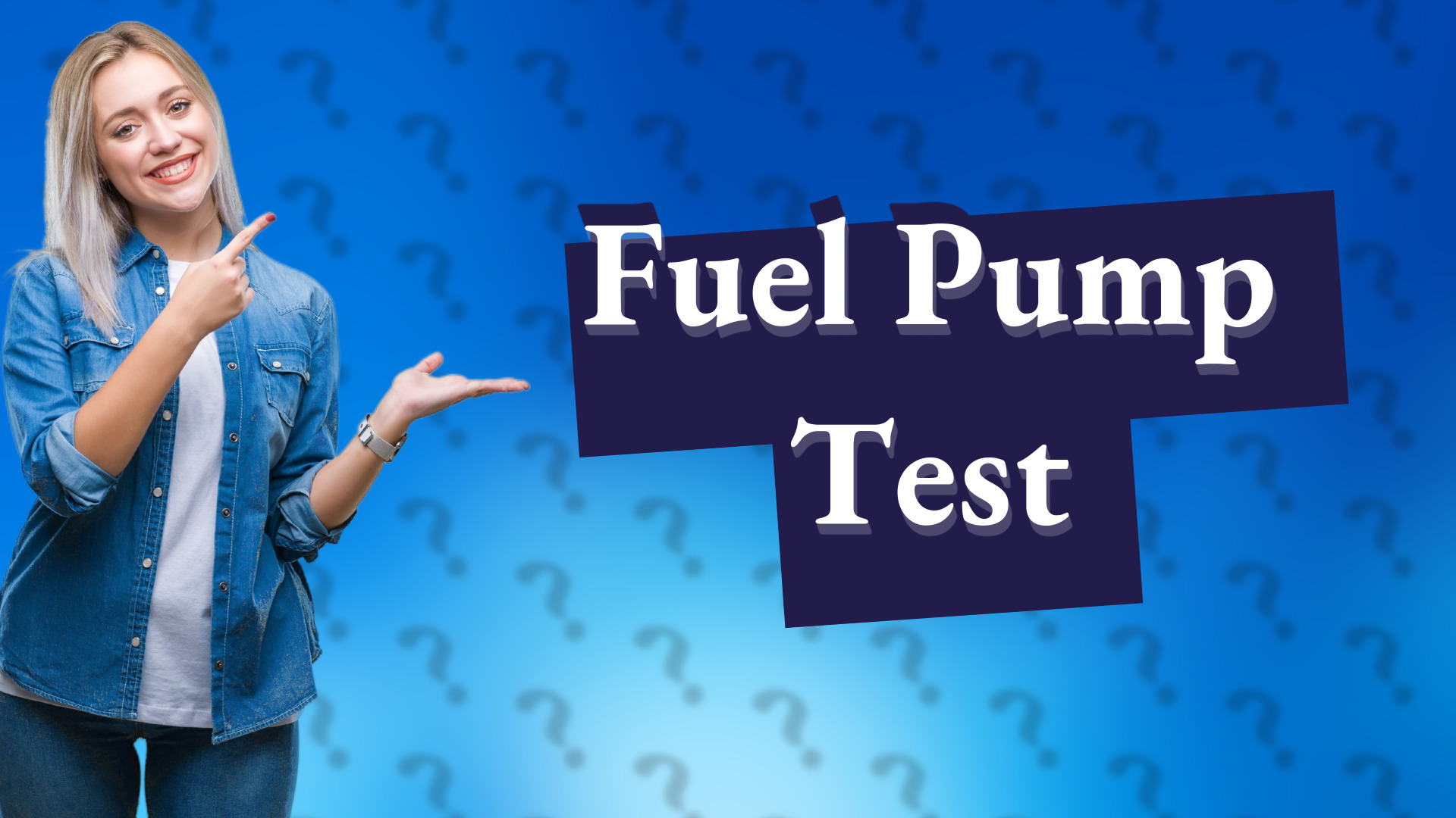 Fuel Pump Test