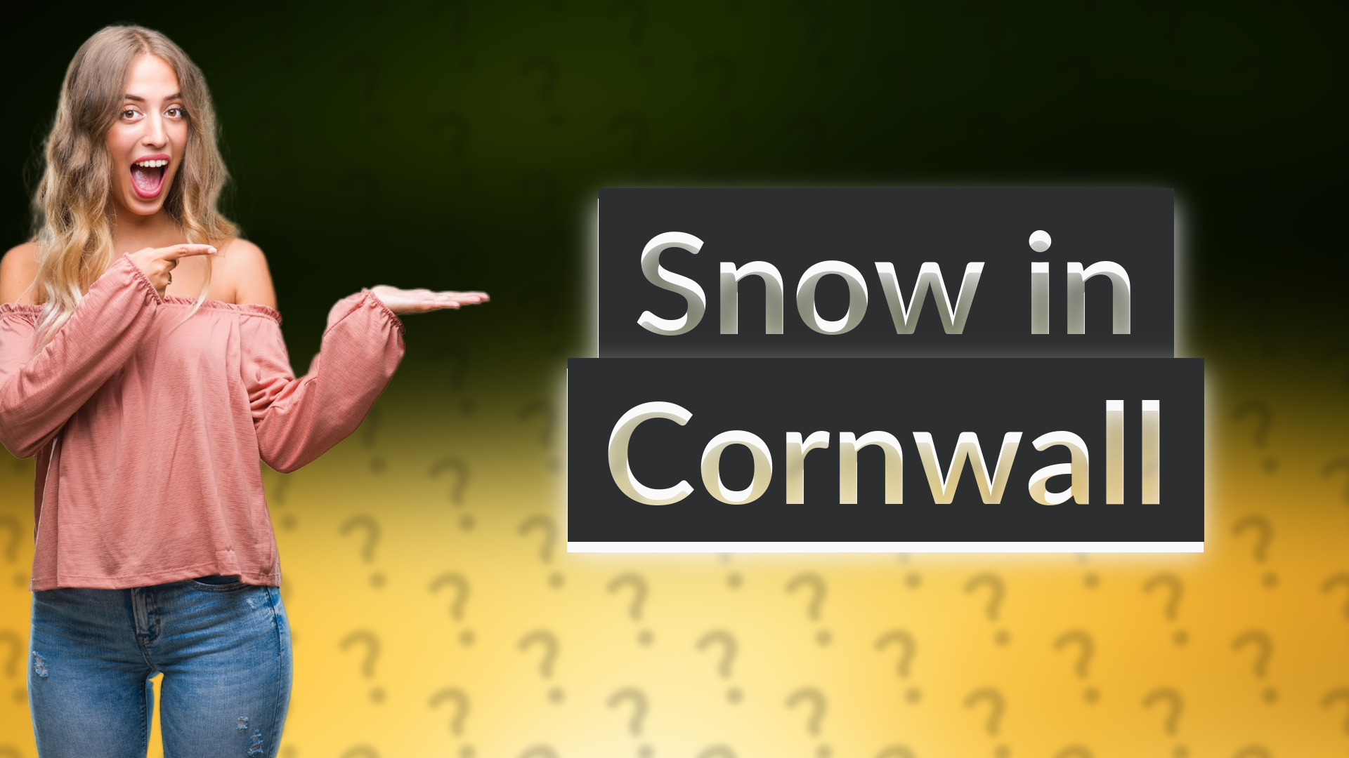 Snow in Cornwall