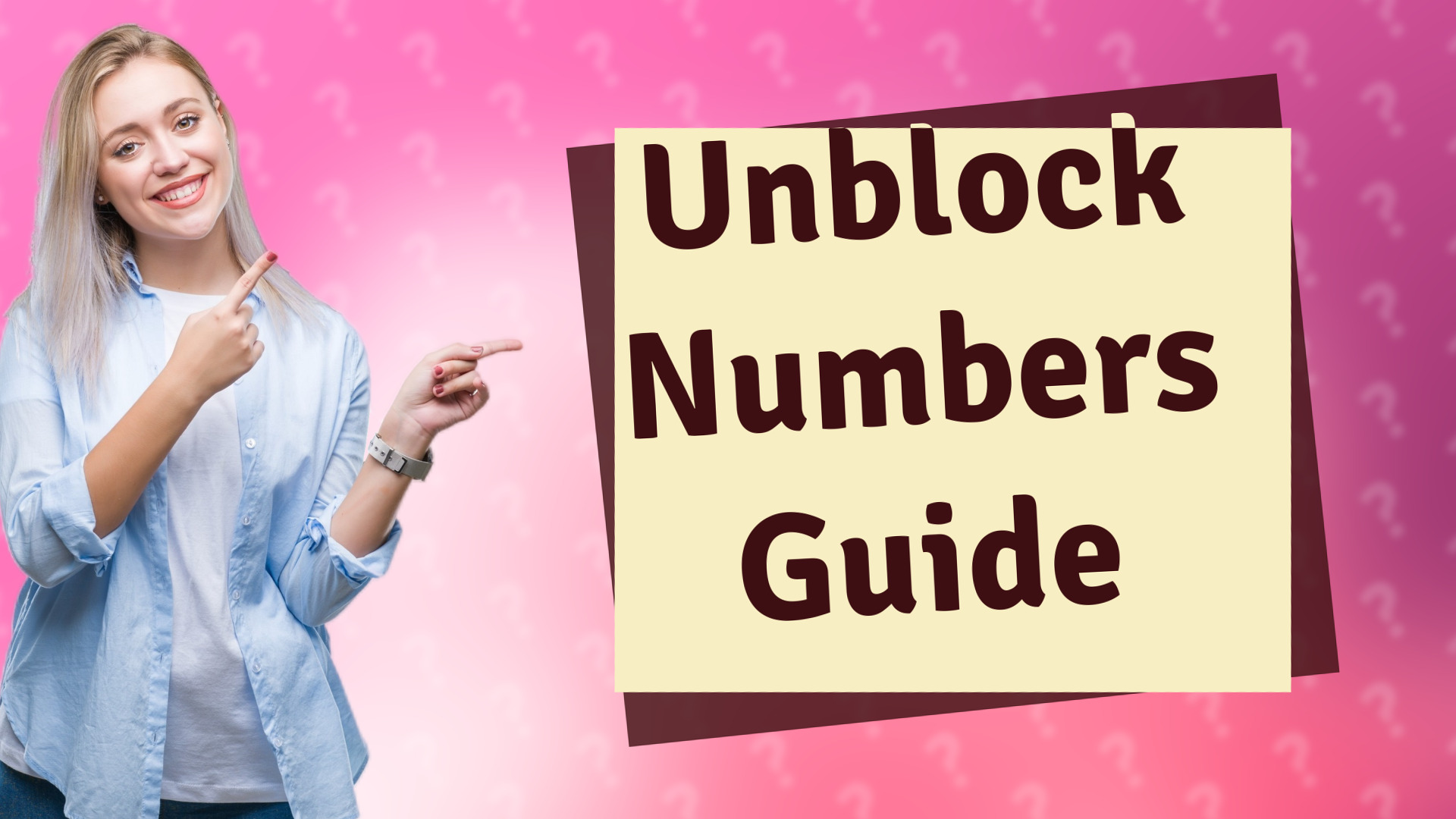 Unblock Numbers Guide