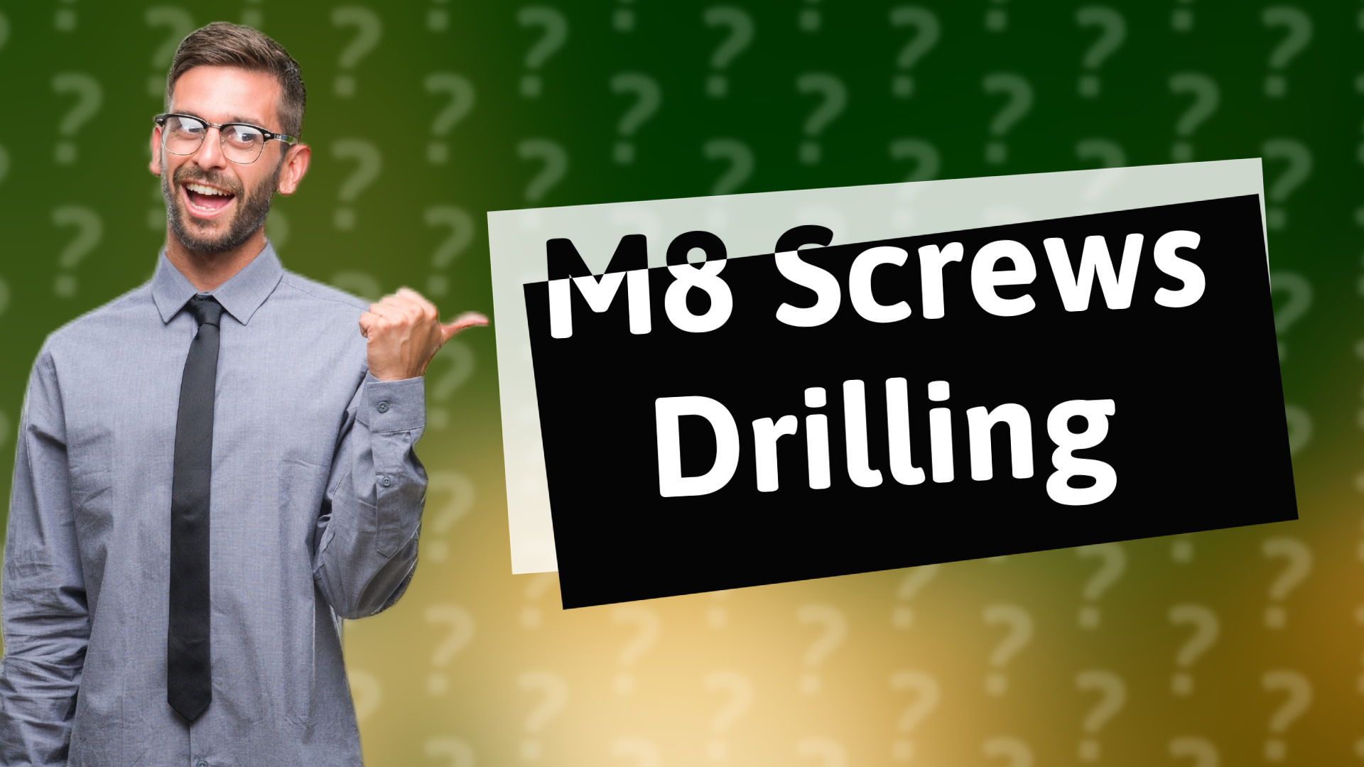 M8 Screws Drilling