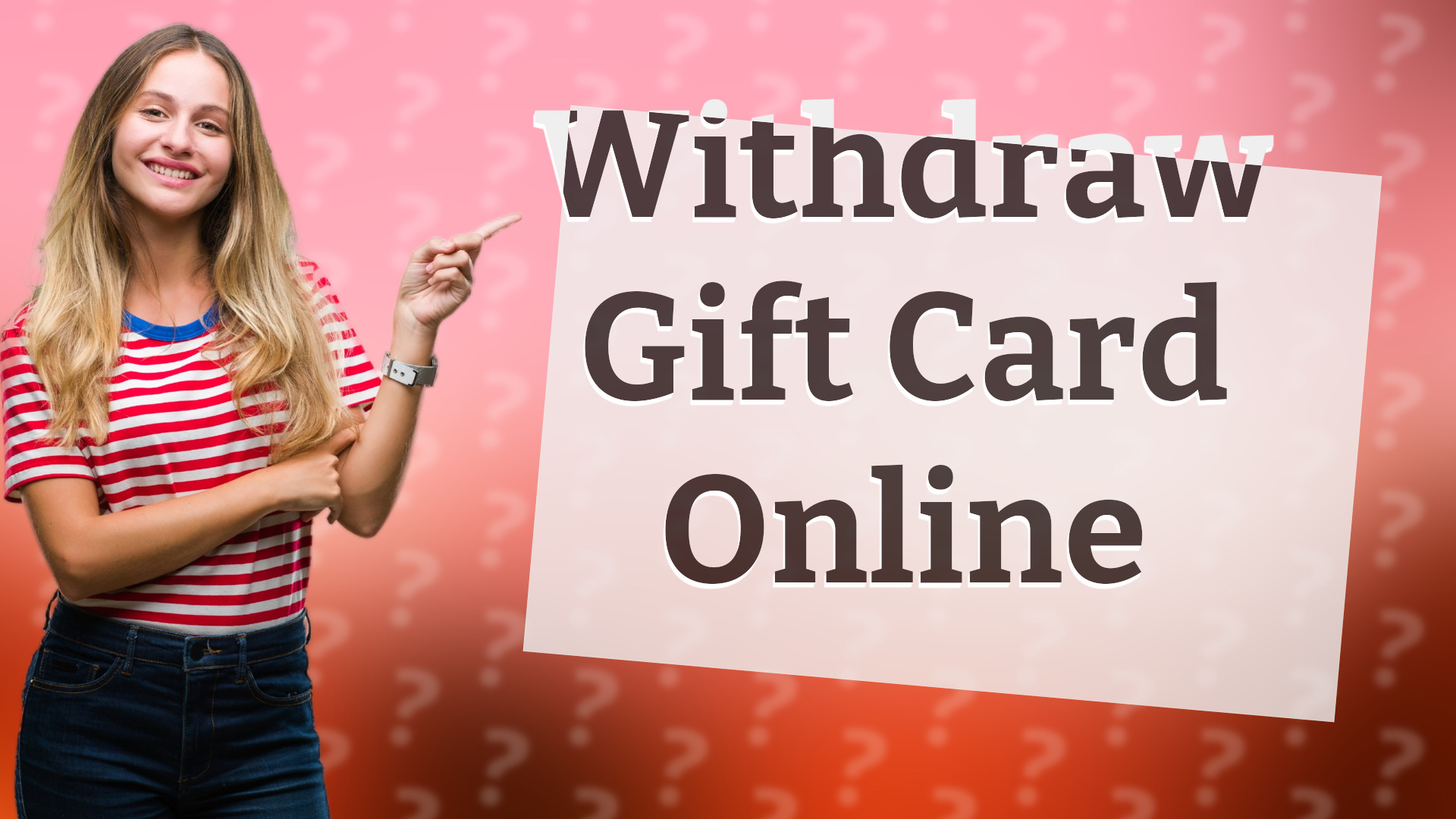 Withdraw Gift Card Online