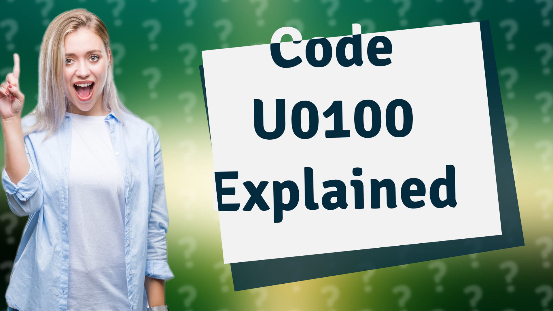 Code U0100 Explained