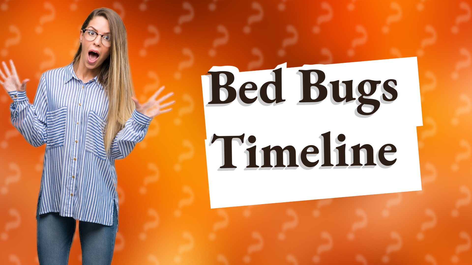 Bed Bugs Timeline