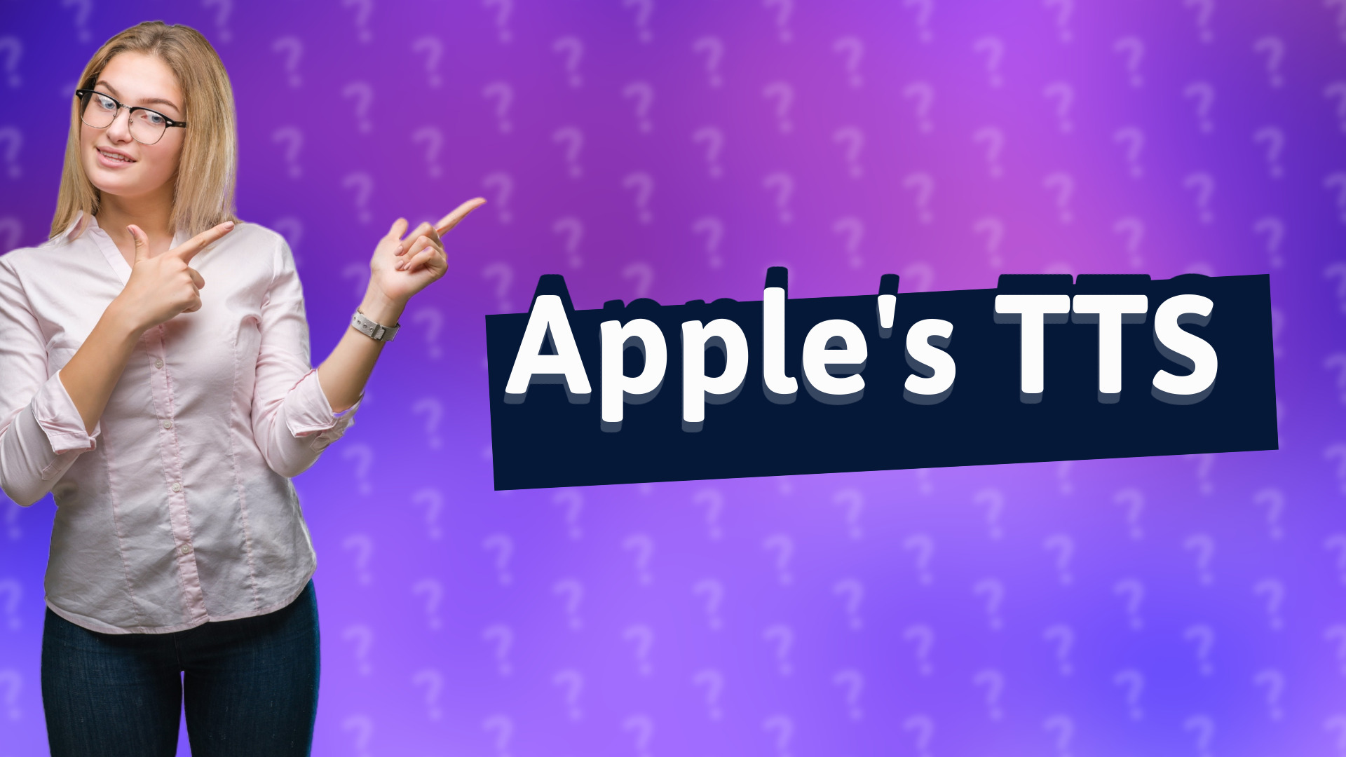 Apple's TTS