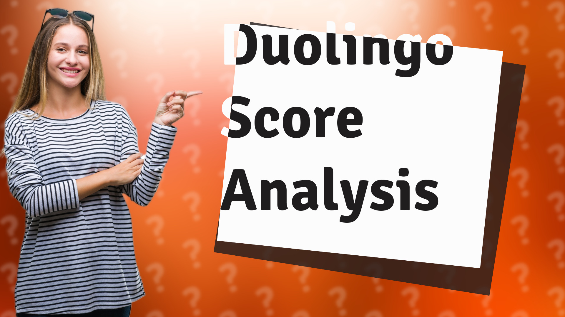 Duolingo Score Analysis