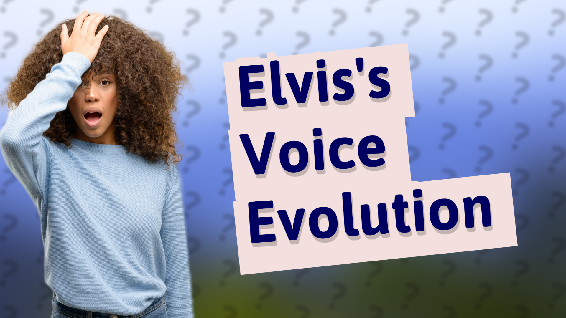 Elvis's Voice Evolution