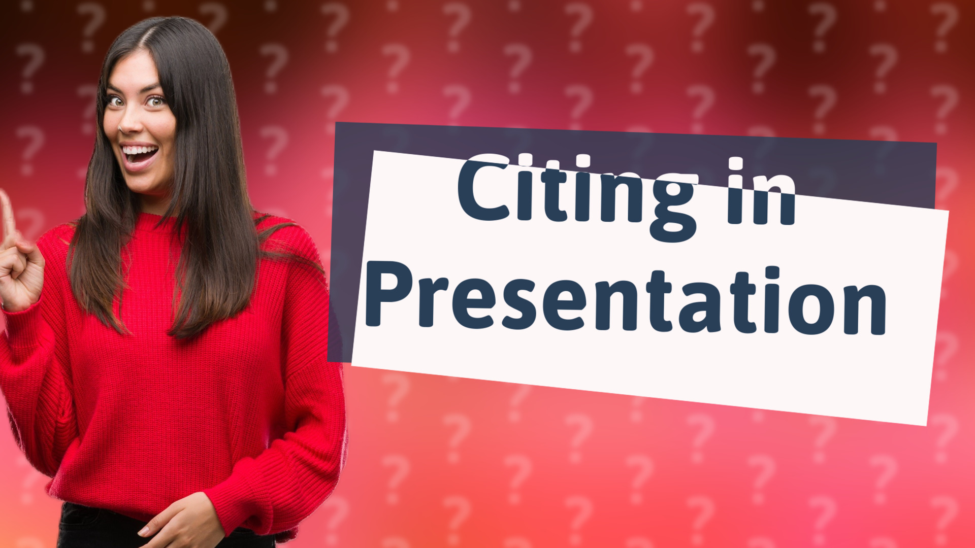 Citing in Presentation