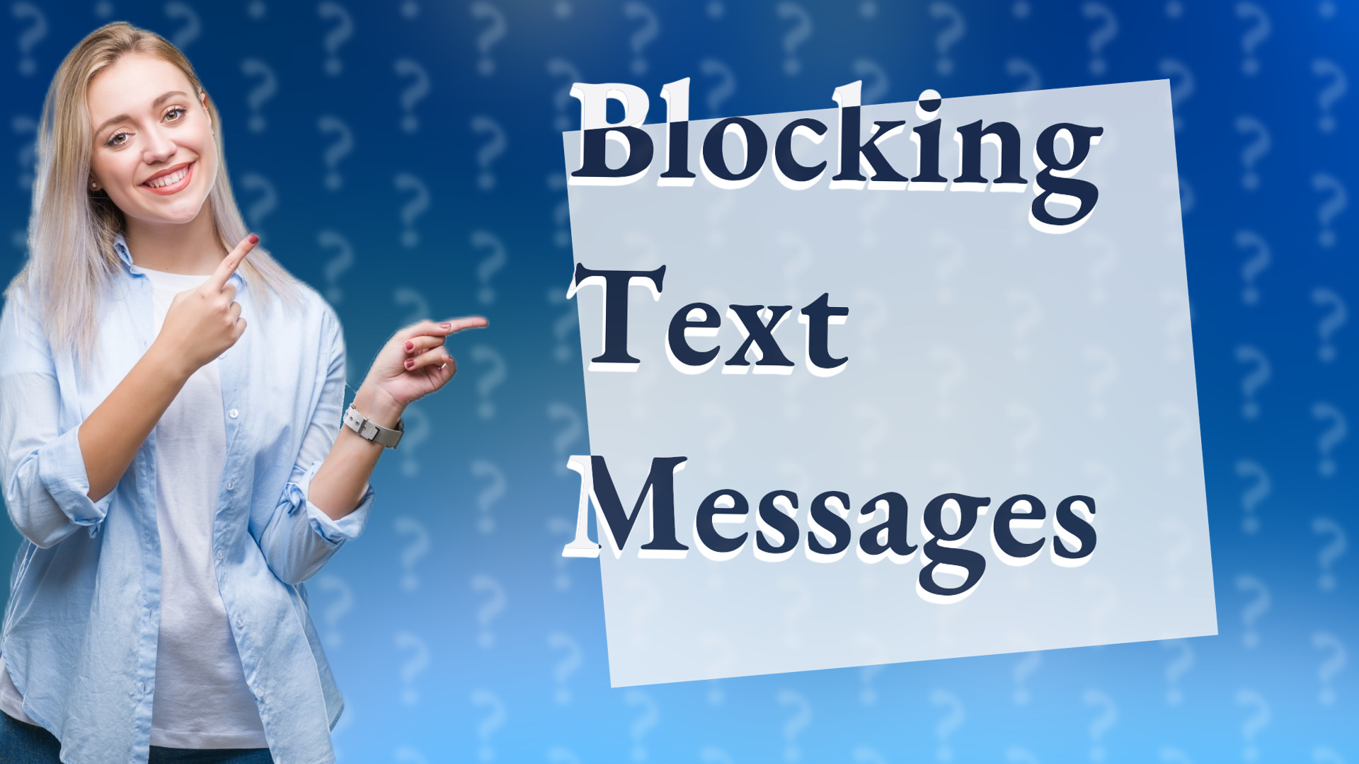 Blocking Text Messages