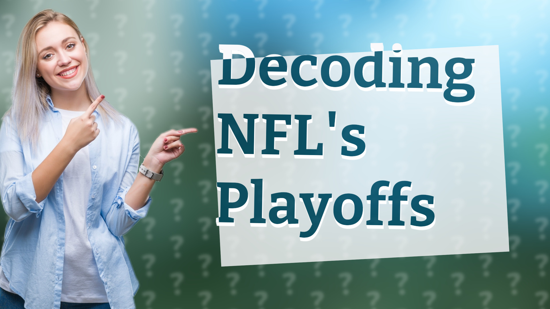 Decoding NFL's Playoffs