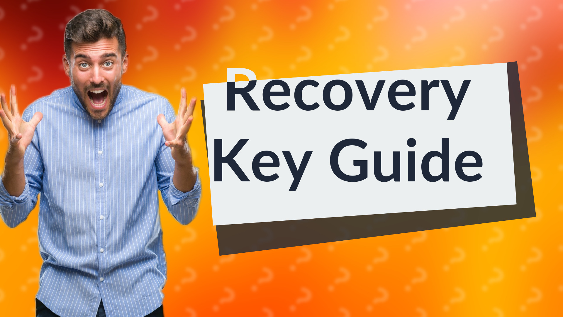 Recovery Key Guide