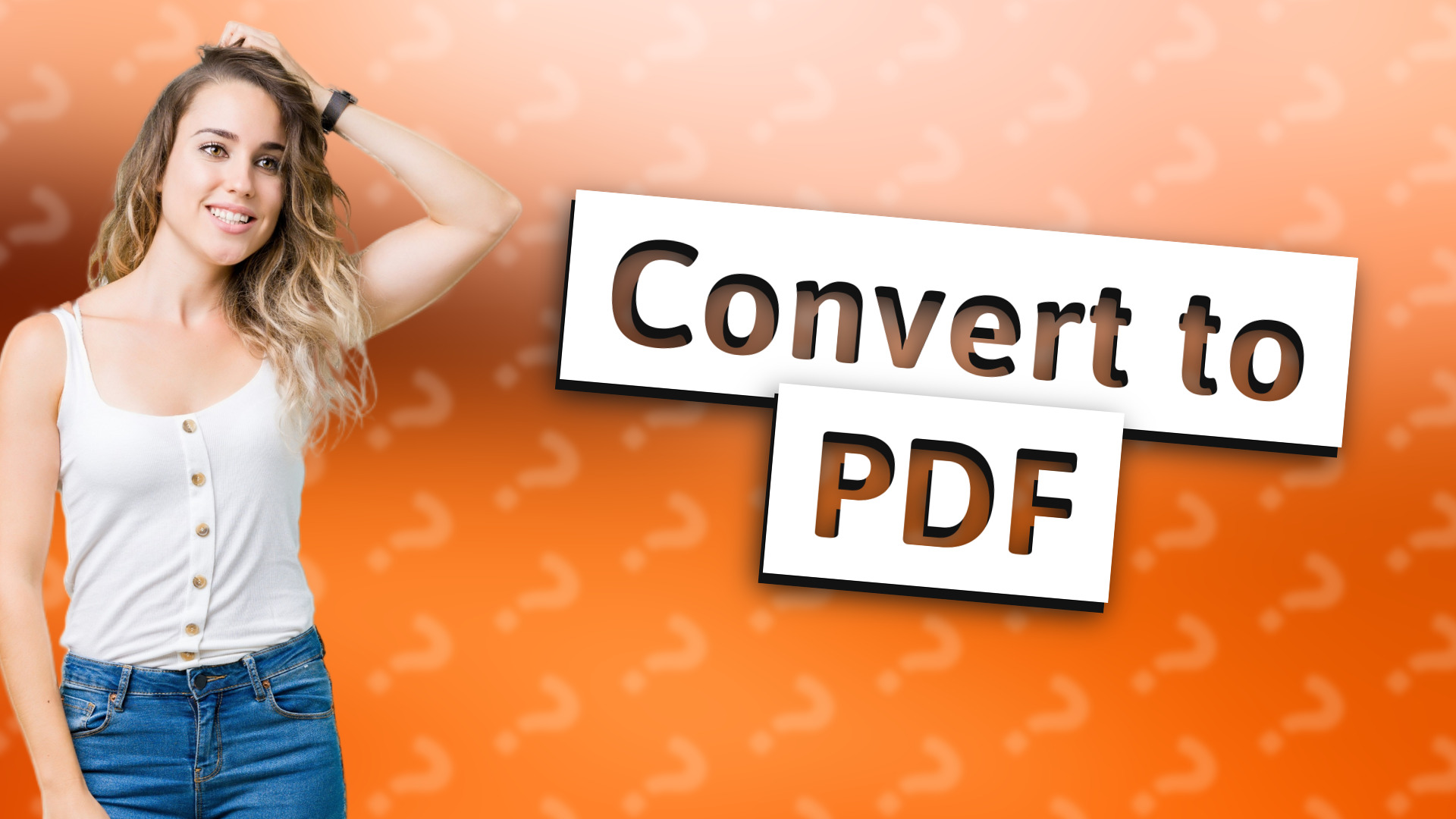 Convert to PDF