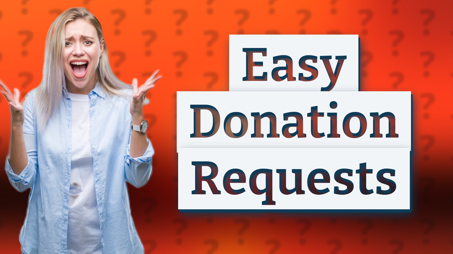 Easy Donation Requests