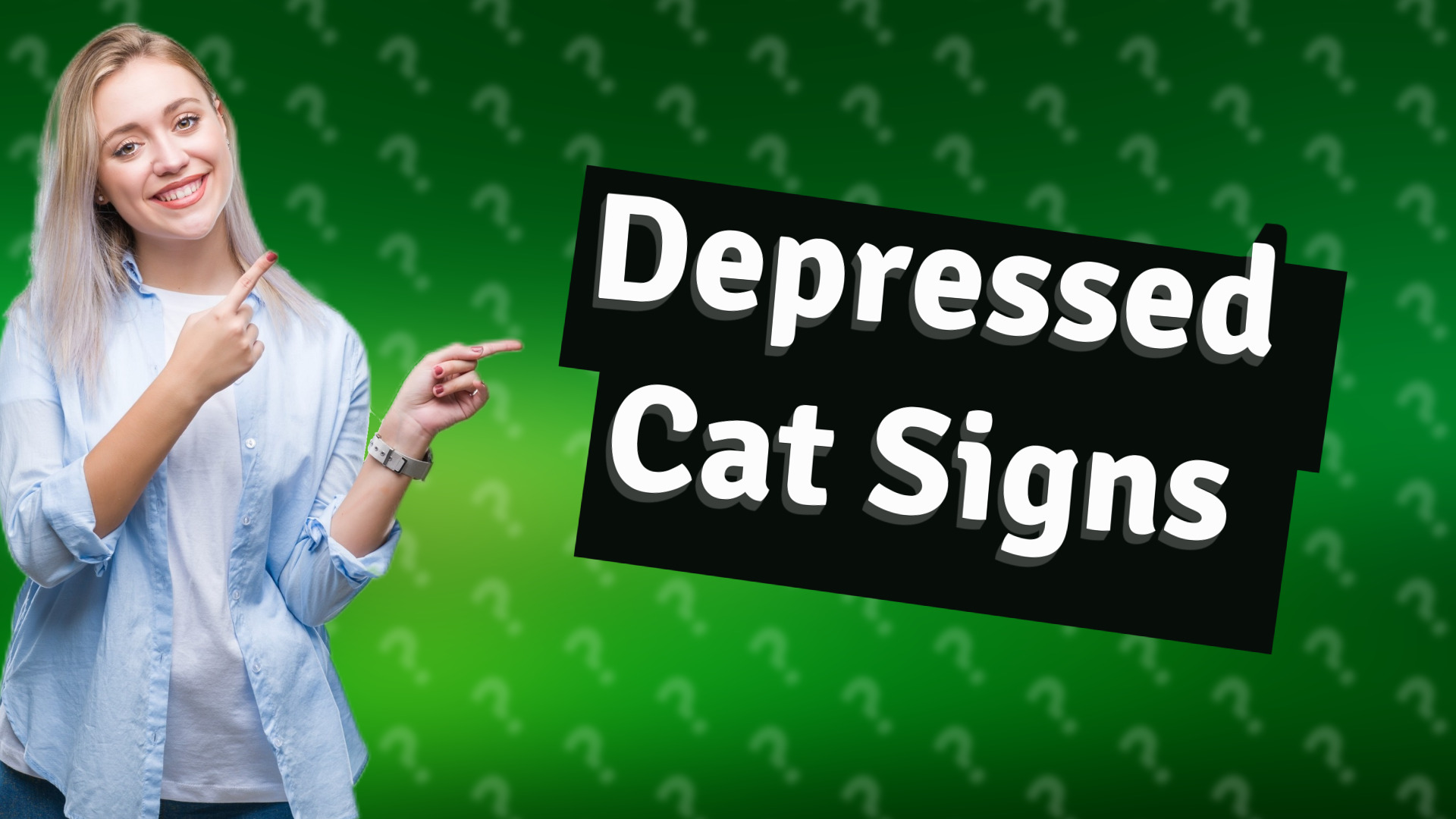 Depressed Cat Signs