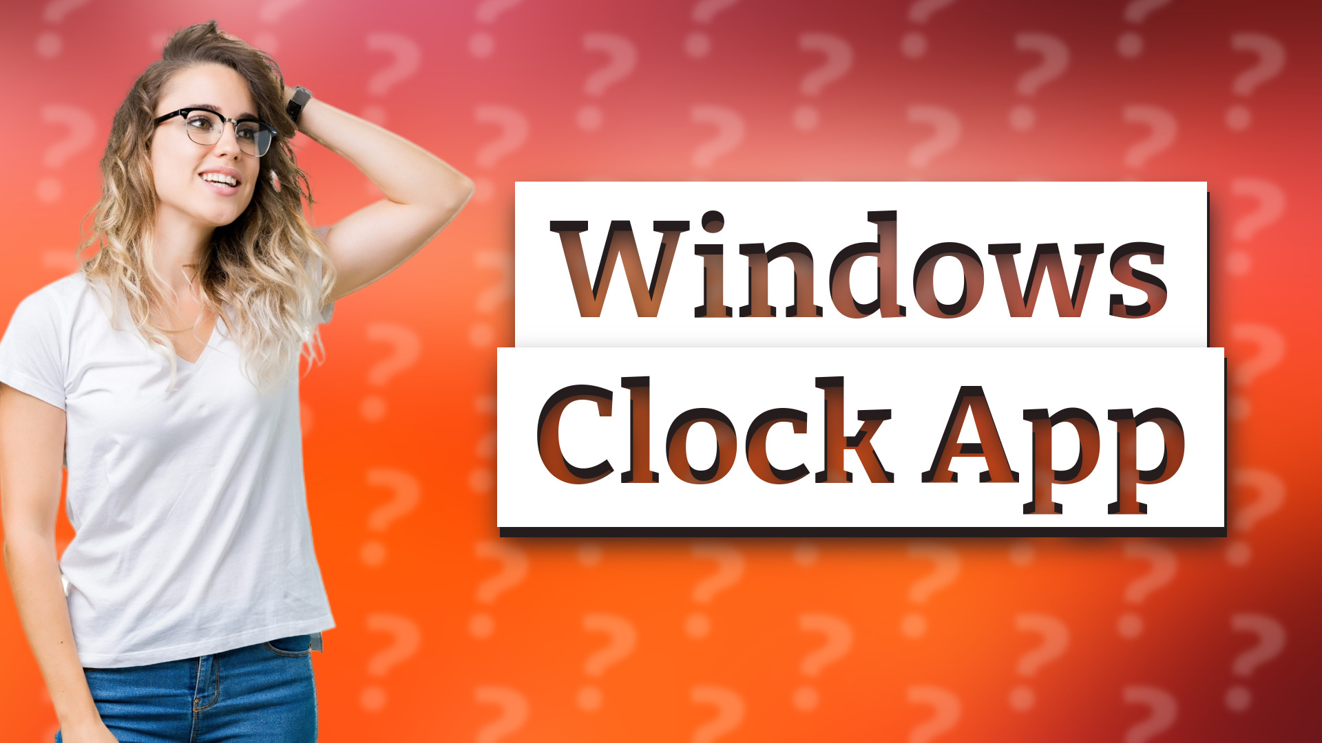 Windows Clock App