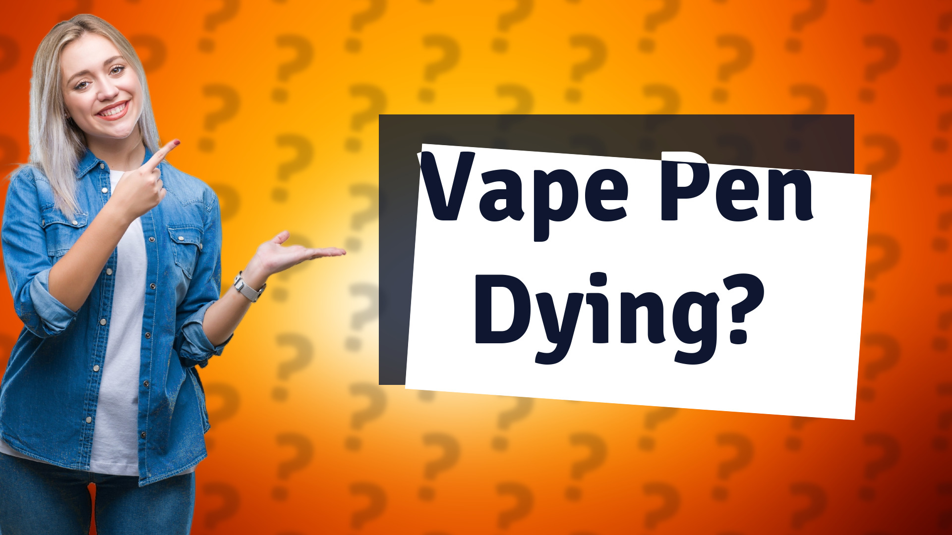 Vape Pen Dying?