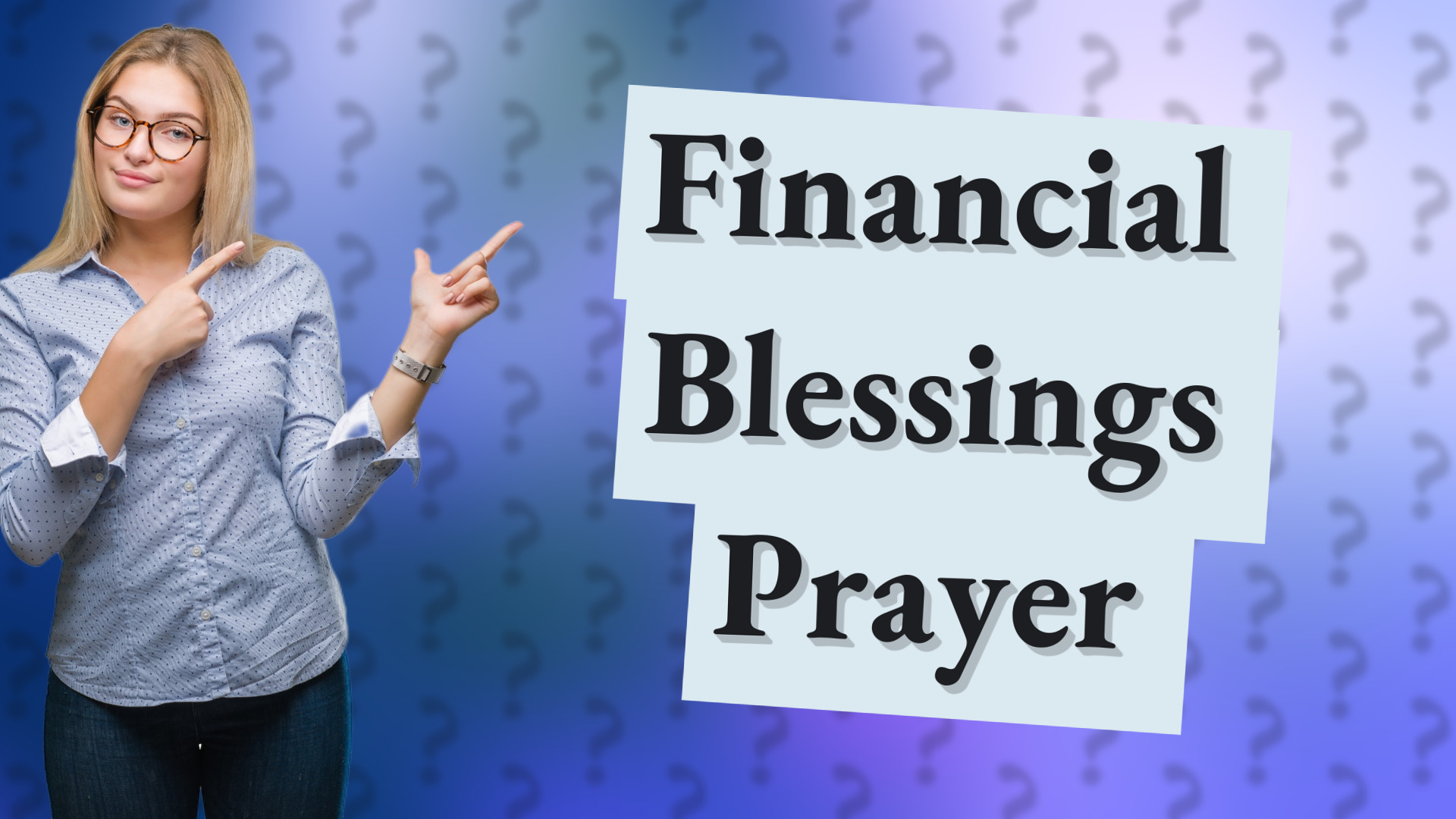 Financial Blessings Prayer