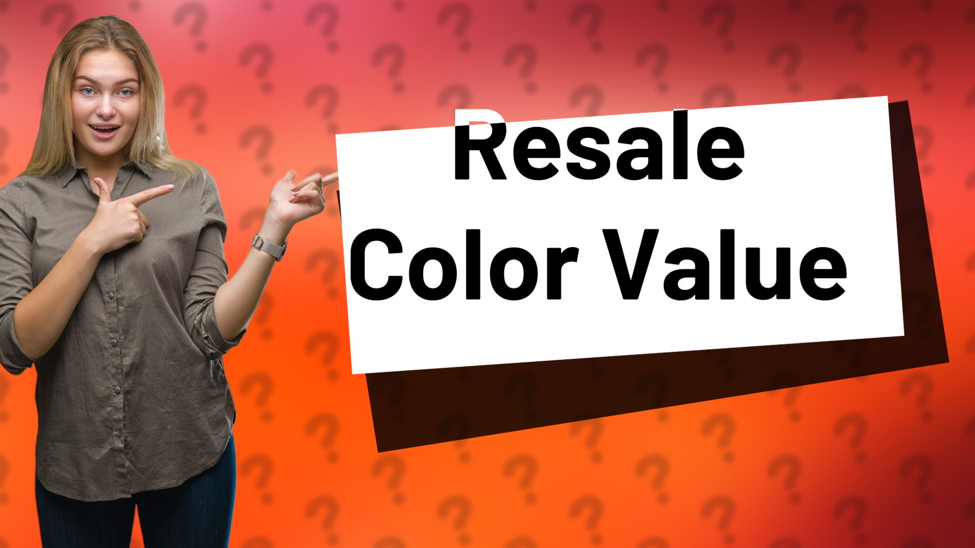 Resale Color Value