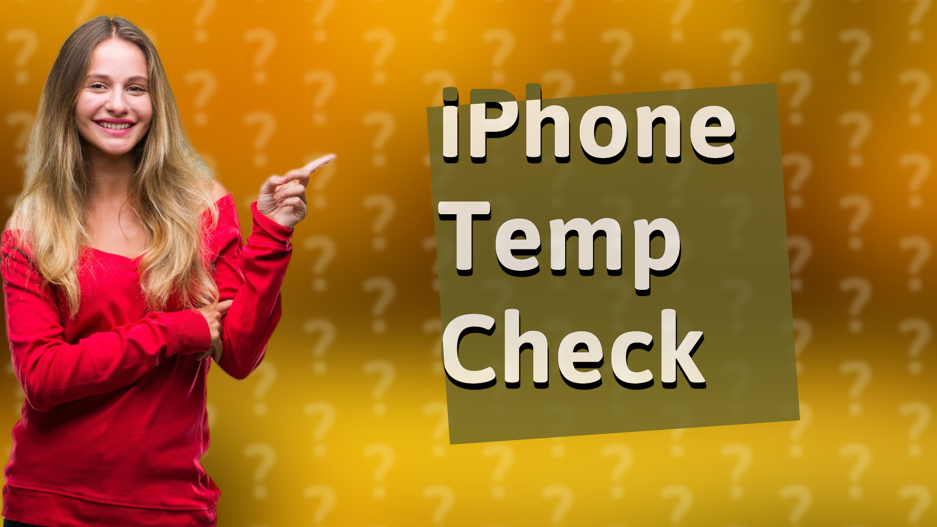 iPhone Temp Check