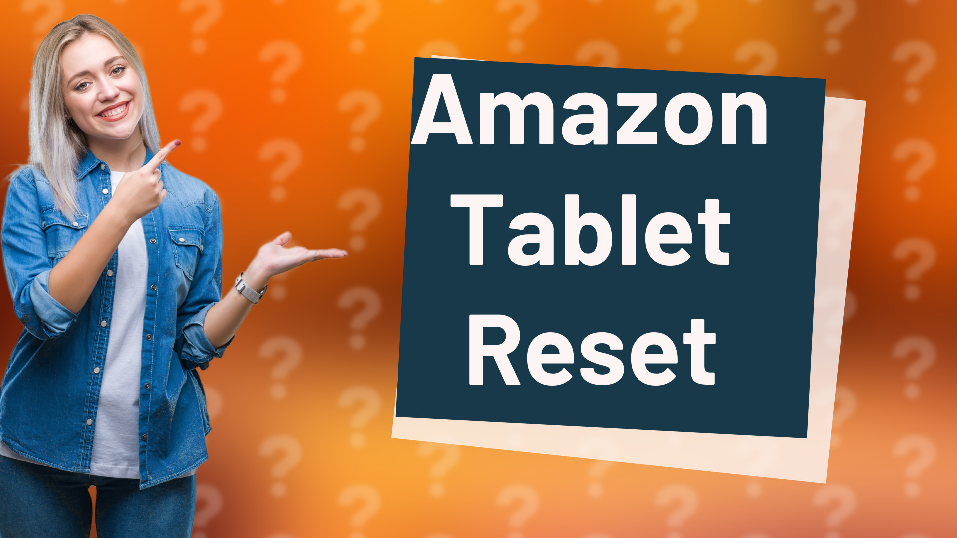Amazon Tablet Reset