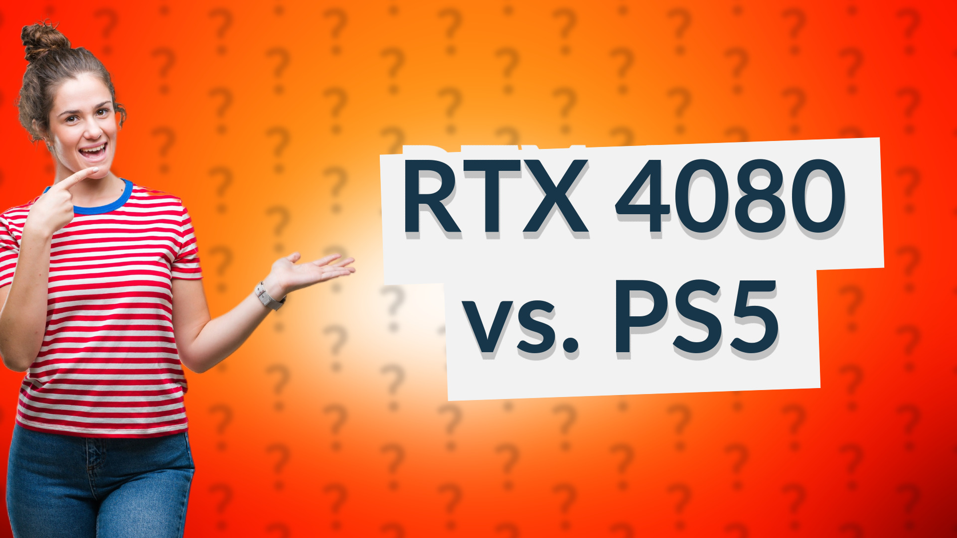 RTX 4080 vs. PS5