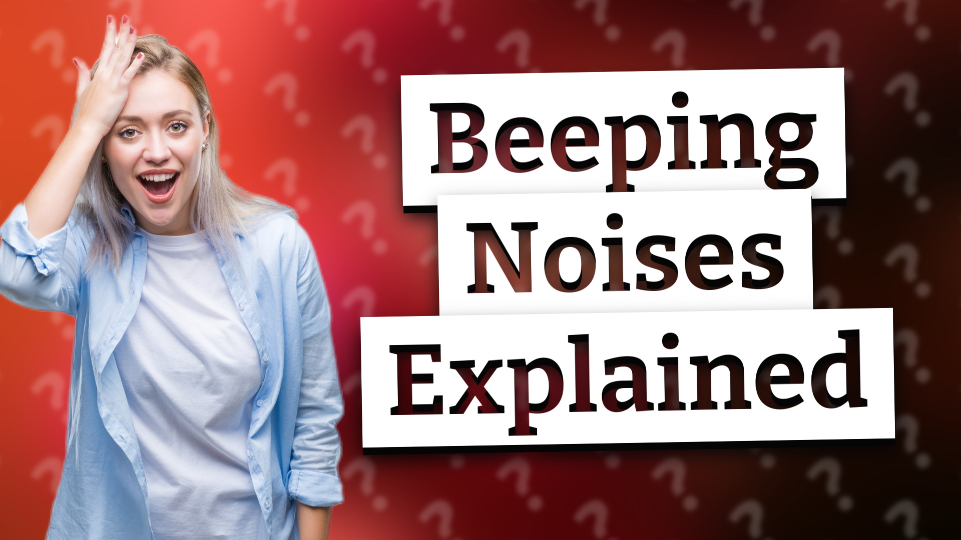 Beeping Noises Explained