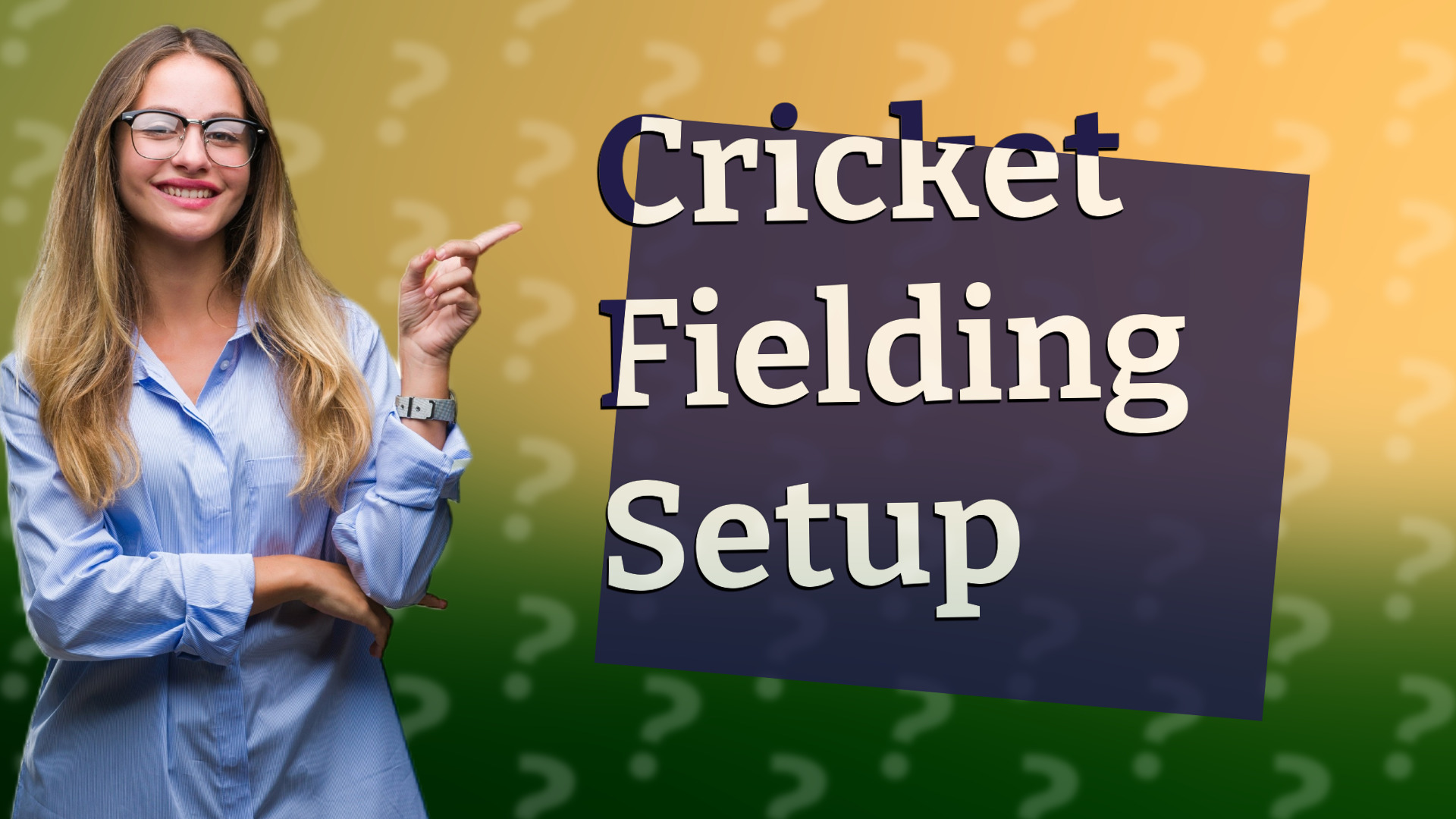 Cricket Fielding Setup