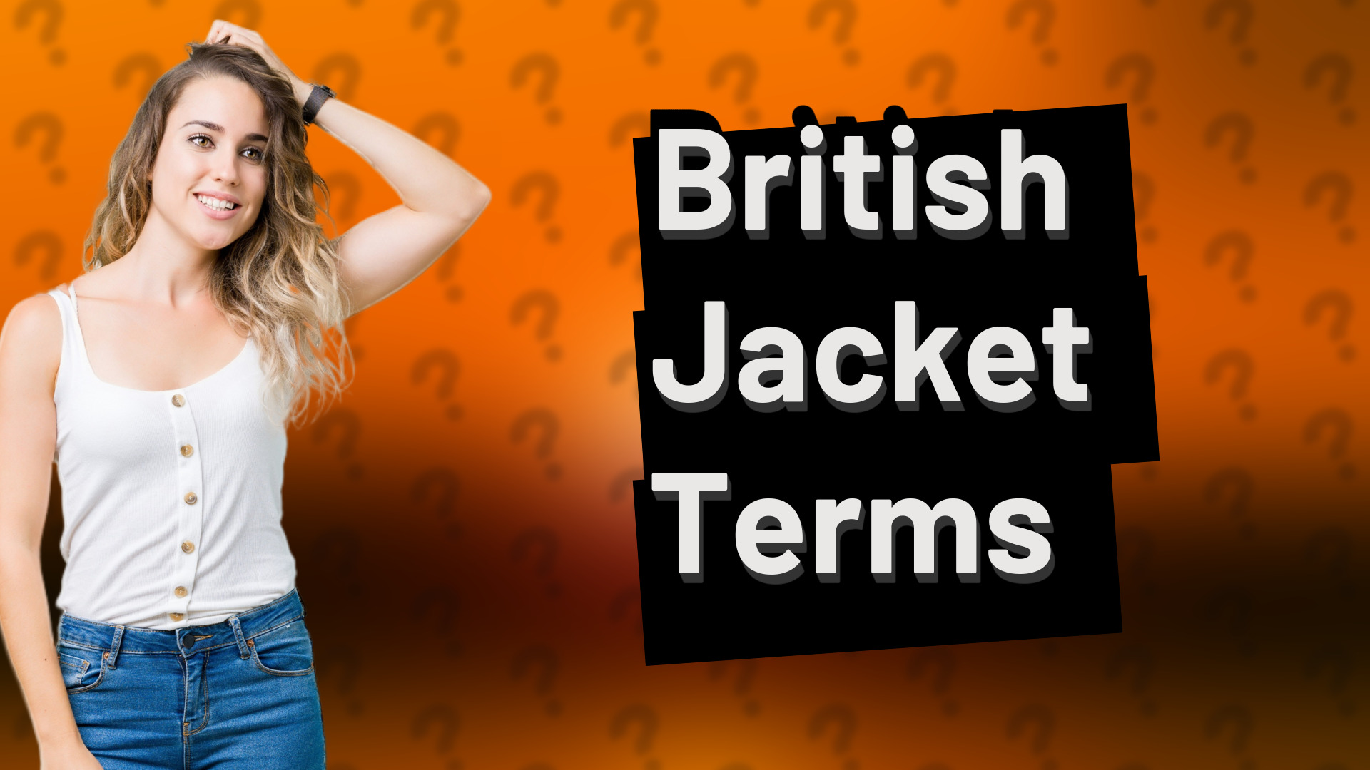 British Jacket Terms