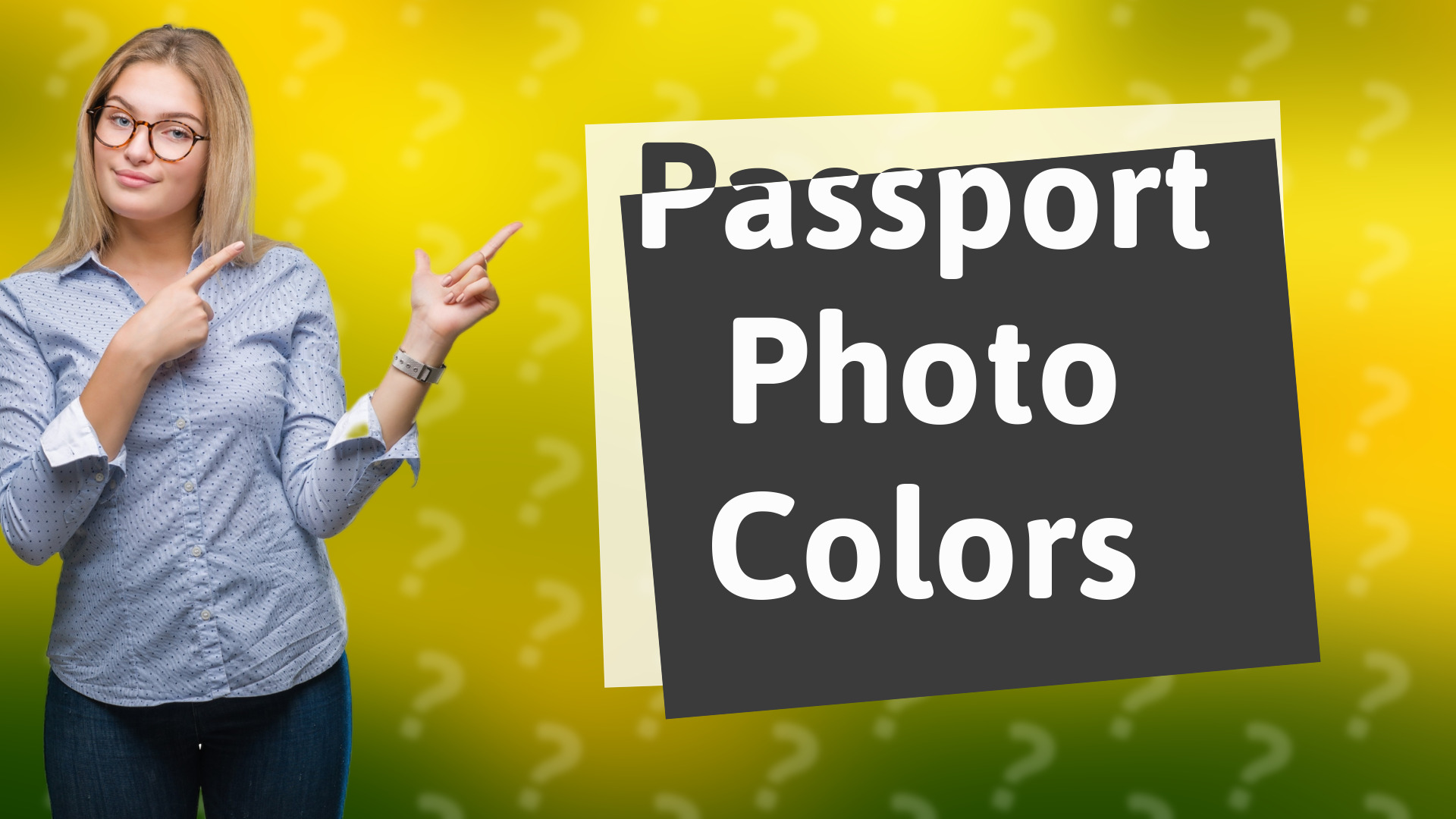 Passport Photo Colors