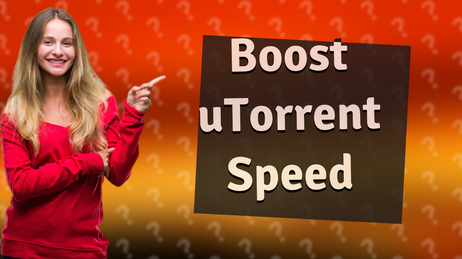 Boost uTorrent Speed