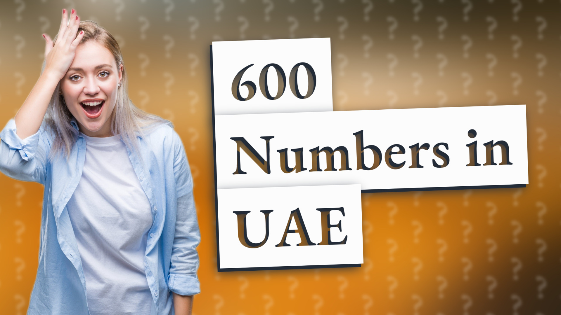 600 Numbers in UAE