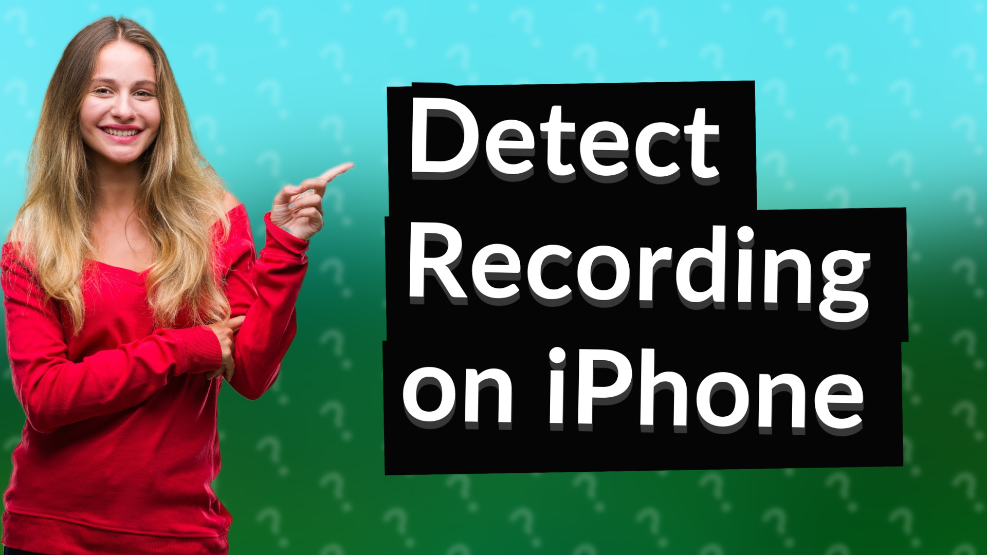Detect Recording on iPhone
