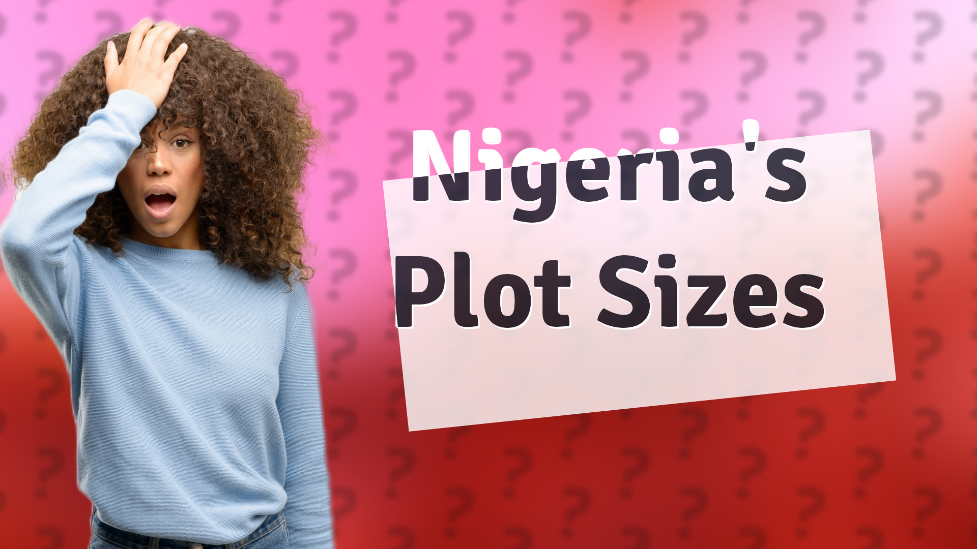 Nigeria's Plot Sizes