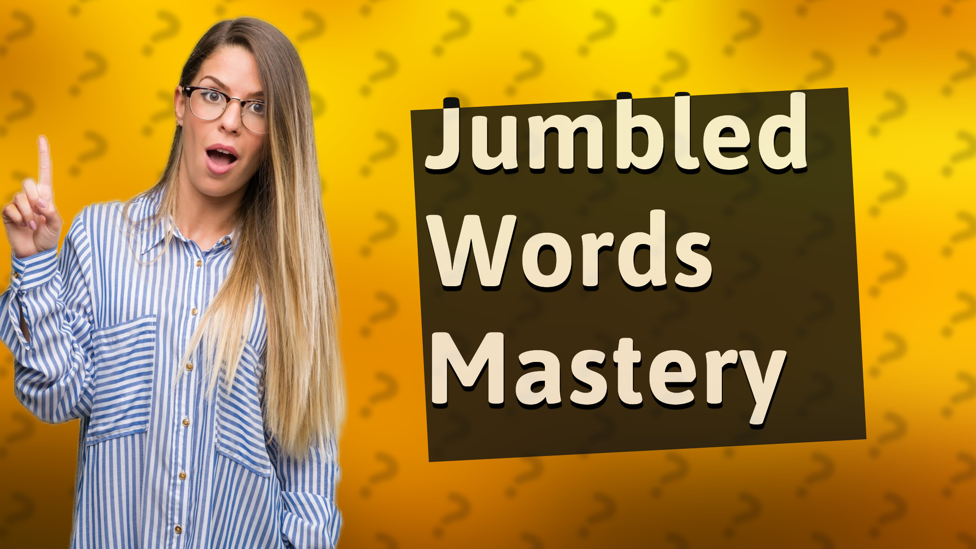 Jumbled Words Mastery